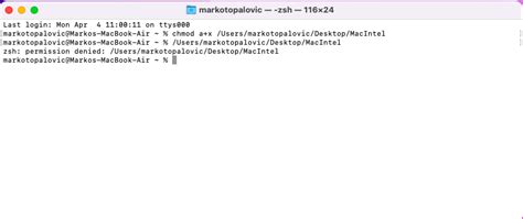 chmod: changing permissions of operation not permitted|Changing permissions via chmod at runtime errors with .